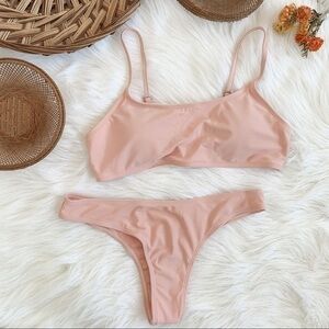 NWT BLUSH Open Water Two Piece Swim Set Size Large